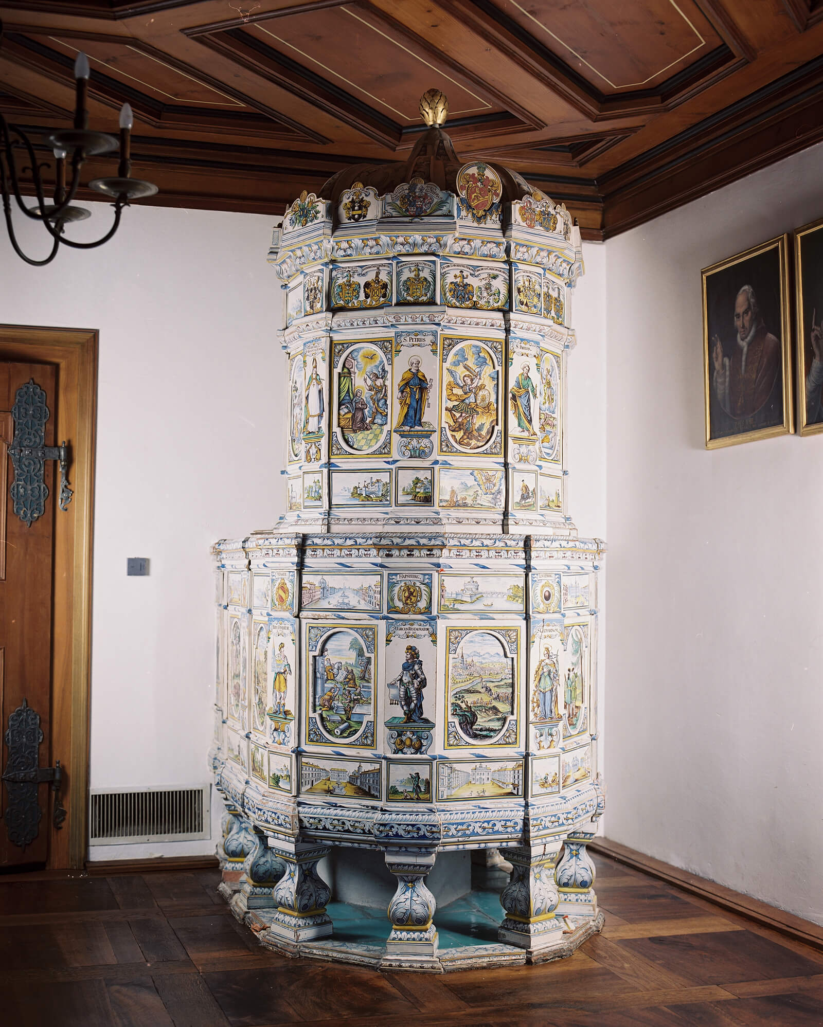 Fertiger Turmofen im Rathaus Luzern
