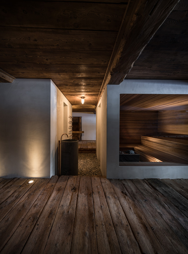 Mineralischer Mörtelbelag - Sauna - Schweiz
