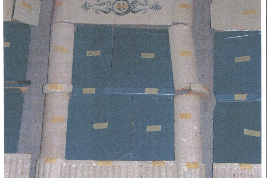 Antiker Empire Kachelofen