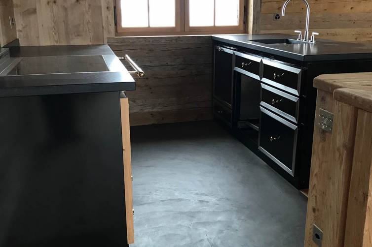 Bodenaufbau Mineralischer Mörtelbelag - Kanton Graubünden