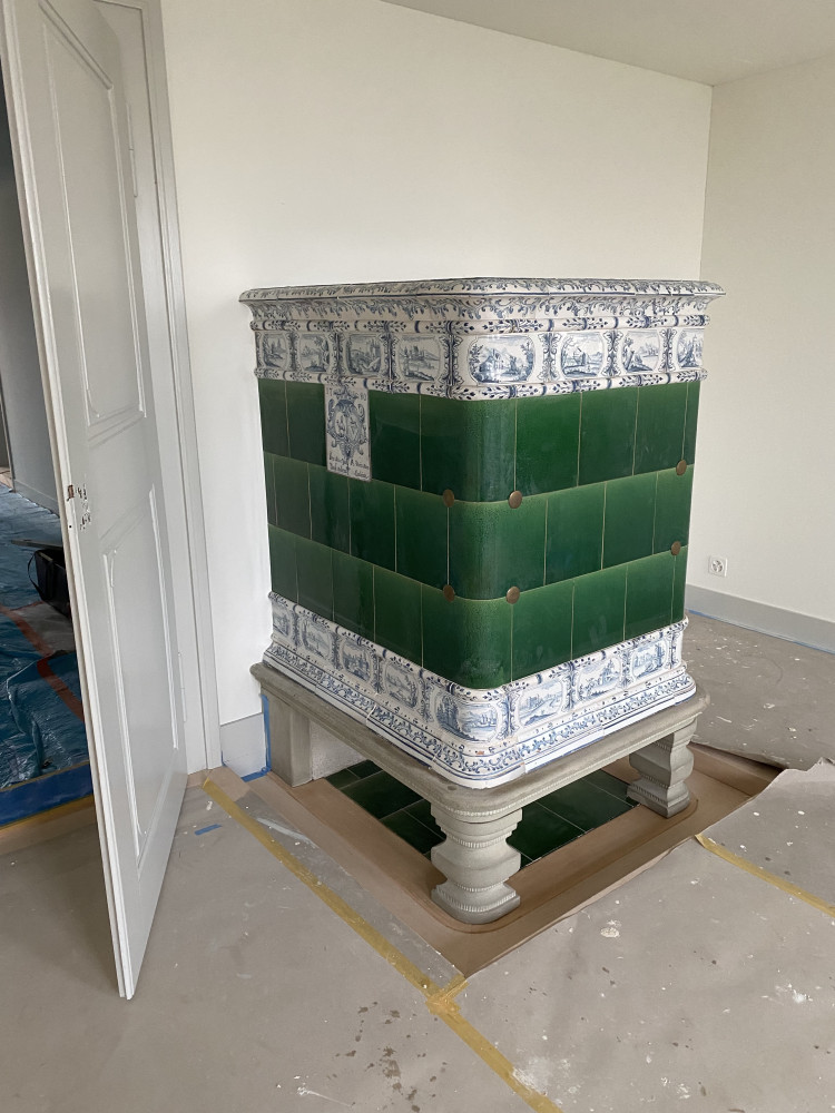 Antiker Kachelofen - Kanton Zug