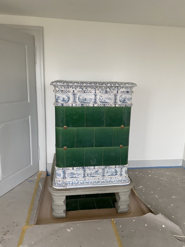 Antiker Kachelofen - Kanton Zug