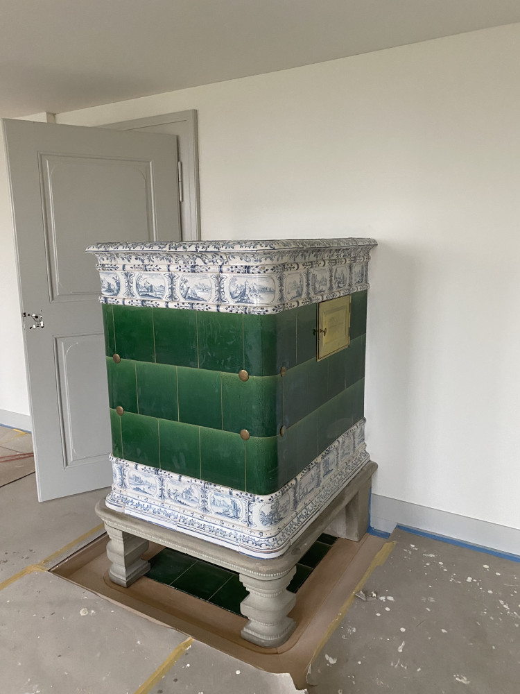 Antiker Kachelofen - Kanton Zug