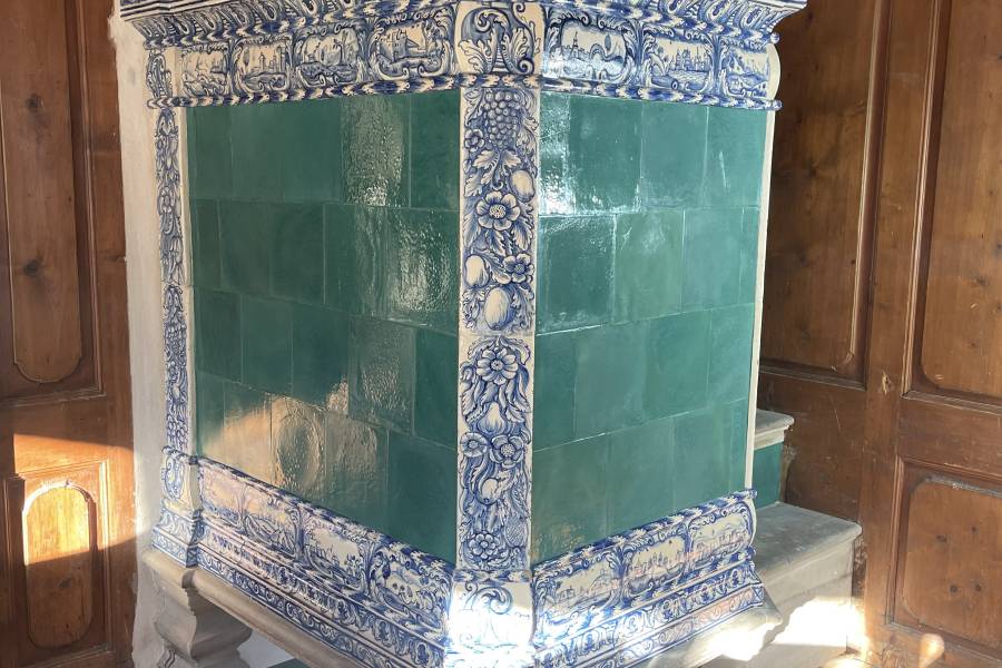 Antiker Kachelofen - Kanton Zug