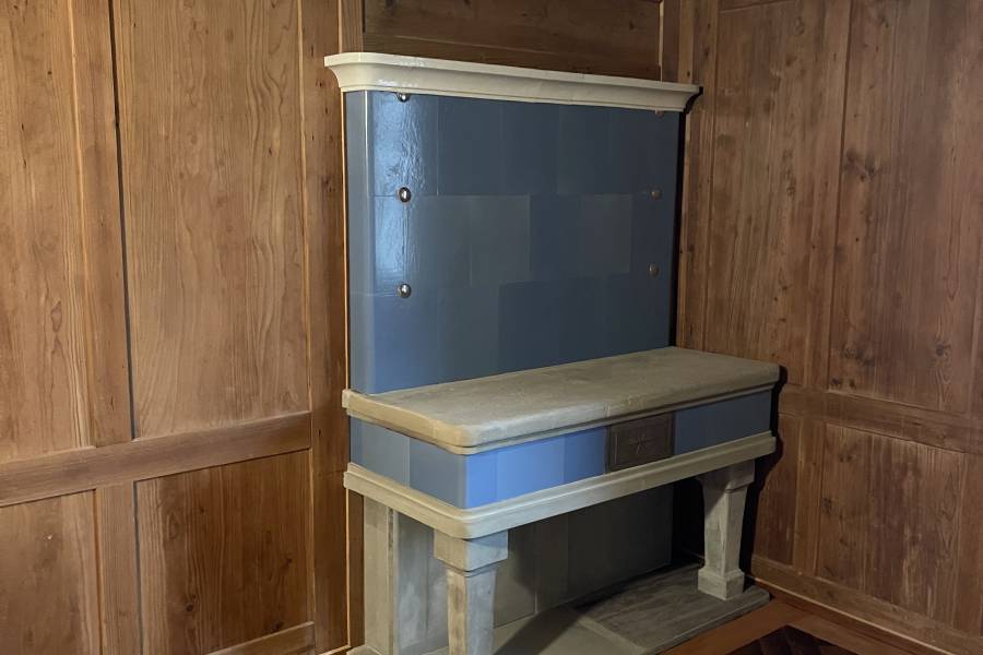 Antiker Kachelofen - Kanton Zug